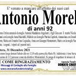 Antonio Morelli di anni 92