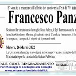 Francesco Panza di anni 79