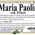Maria Paolini    ved. Prisco