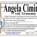 Angela Cimino di anni 84    ved. Grassano