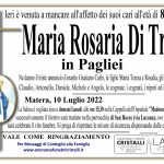 Maria Rosaria Di Trani in Pagliei di anni 86