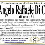 Angelo Raffaele Di Cuia di anni 71