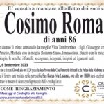 Cosimo Romano di anni 86