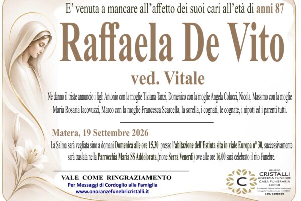 Raffaela De Vito ved. Vitale